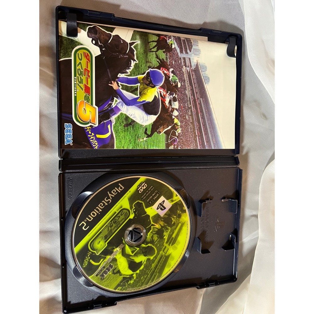 Sega Derby Tsukurou 5 PS2 NTSC-J Japanese Import Horse Racing Simulation Game - Picture 3 of 4